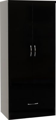 Nevada Black Gloss Bedroom Furniture