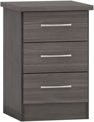 Nevada Black Wood Grain Coloured Bedroom Set