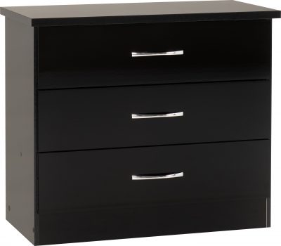 Nevada Black Gloss Bedroom Furniture