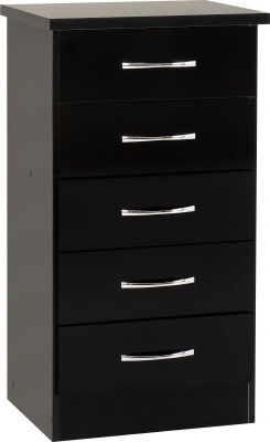 Nevada Black Gloss Bedroom Furniture