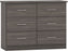 Nevada Black Wood Grain Coloured Bedroom Set