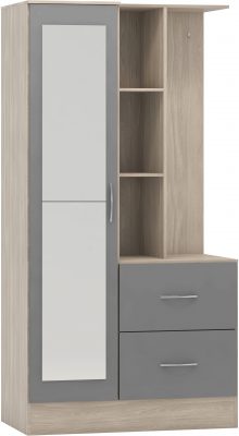 Nevada Grey Coloured Bedroom Set